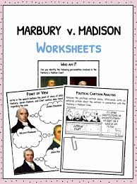 Marbury Vs Madison Facts Worksheets For Kids