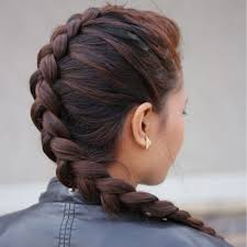 Start the dutch braid with crossing the right section right under the middle and following the patterns with the left section as well. 30 Prettiest Dutch Braid Hairstyles How To Hair Motive Hair Motive