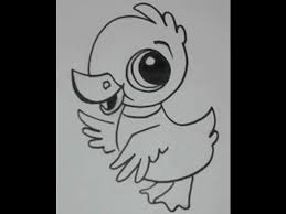 Kids and beginners alike can now draw a great looking baby duck. How To Draw A Cartoon Duck Easy Drawing Arts For Kids