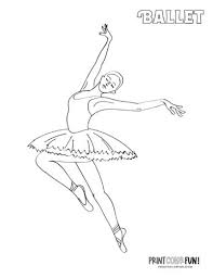 Perfecting pirouettes, an arabesque, flowers for the ballerina and more ballet coloring pictures and sheets to color. 6 Beautiful Ballerina Coloring Pages Print Color Fun
