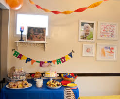 art themed third birthday party