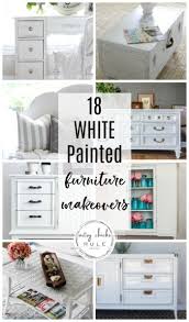 18 painted white furniture makeovers
