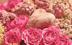 Beautiful romantic flowers, a symbol of love. Hd Wallpaper Roses Heart Noble Roses Romantic Pink Flower Beauty Love Wallpaper Flare