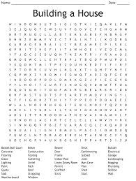 building a house word search wordmint
