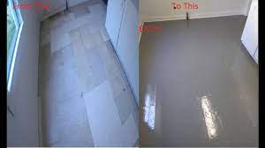 fix old tile floors paint and