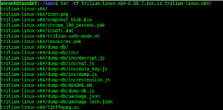 extract unzip tar xz file in linux