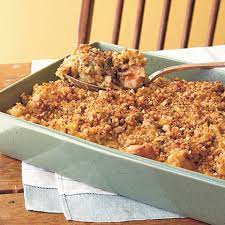 Creamy Chicken And Rice Casserole Recipe Myrecipes gambar png