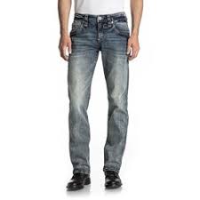 Rock Revival Mens Ramiro J201 Straight Jeans