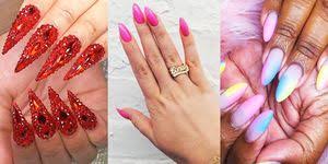 Whether you're hitting the the town tonight, make sure your nails are. 13 Coffin Nail Art Ideas To Copy Best Designs For Short Or Long Coffin Shaped Nails