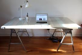 They are really really handy and really really trendy. Diy Pallet And Sawhorse Desk The Reveal Simple Stylings