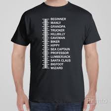 Beard Length Chart T Shirt
