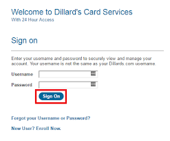 Dillard's offers several options to pay your credit card bill. Www Dillards Com Credit Login Dillard S Credit Card Login Kudospayments Com