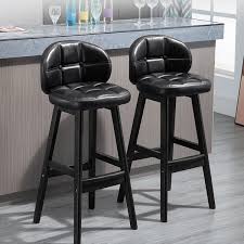 pu leather counter height bar stools