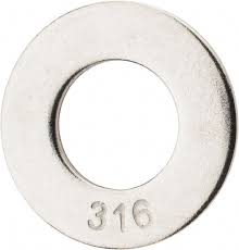 flat washer grade 316 stainless steel