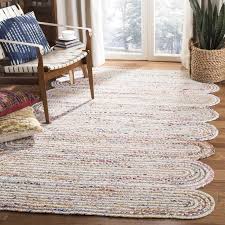 striped braided area rug