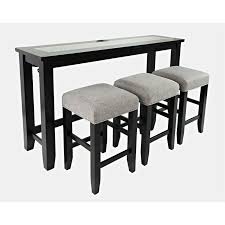 Urban Icon Black Sofa Table With Stools