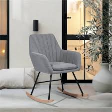 soft upholstered rocking chair