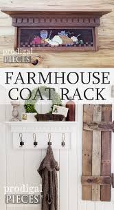 Upcycled Farmhouse Coat Rack Tutorial