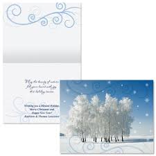 Cold Winter Day Note Card Size Christmas Cards