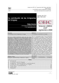 PDF) La contribución de los inmigrantes en Uruguay