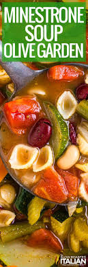 olive garden minestrone soup the slow
