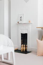 White Victorian Cast Iron Fireplace