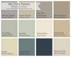whole house color palette evolution