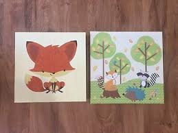 fox rac forest 2 canvas prints