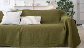 olive green couch slipcover loveseat