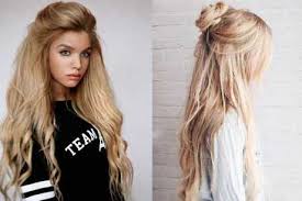 This half up, half down hairstyle is an effortless look that can be paired with any cute summer dress. Easy Hairstyles For Long Straight Hair