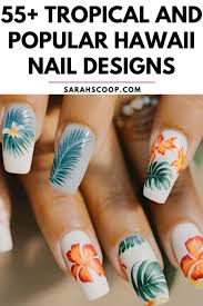 hawaii nail designs and nail art