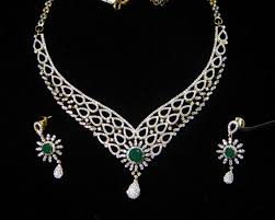 indian bridal diamond necklace set