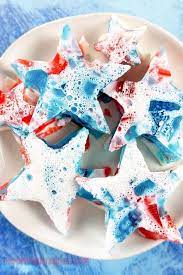 Blue Stained Glass Jello Stars