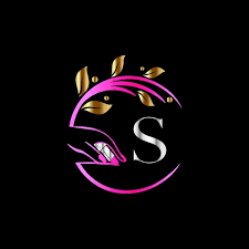 s initial logo nails luxury cosmetics