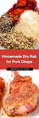 homemade rub recipe for pork chops