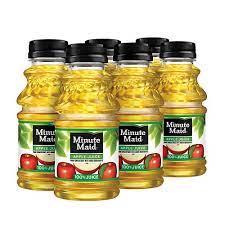 minute maid apple juice 10 oz bottles