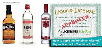 liquor license for tourist in dubai