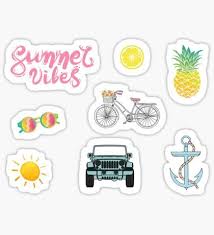 Tired of the same old text messages? Aesthetic Stickers Summer Sticker Aesthetic Stickers Hydroflask Stickers