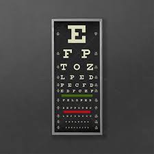 Eye Exam Prints Eye Test Print Modern Art Black And White Decor Oculist Chart Old Vintage Poster Vintage Inspired Vision Doctor Chart