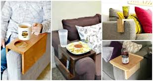 10 best diy sofa arm table ideas diy