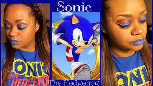 sonic the hedgehog inspired makeup