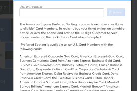 american express concert tickets review