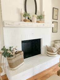 how to paint the inside of a fireplace