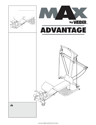 weider max by xp400 english manual