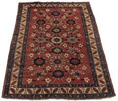 semi antique afghan rug 4 7 6 3