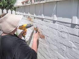 remove paint from brick concrete