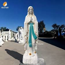 Lourdes With Blue Girdle Garden Statue