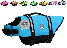 Vivaglory Dog Life Jacket Size Adjustable Dog Lifesaver