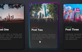 css 3d card design with rgb effect