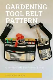 Gardening Tool Belt Free Sewing Pattern